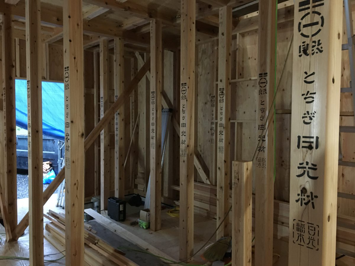 『堀こたつのある家」現場日記～建て方３