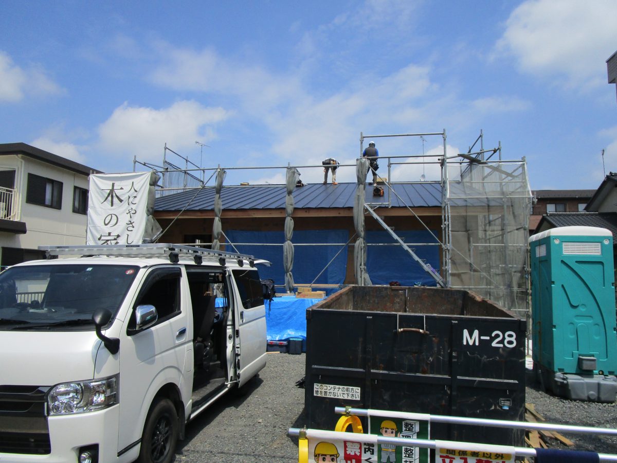 『これからの住まい～平屋で暮らす～』現場日記～建て方２