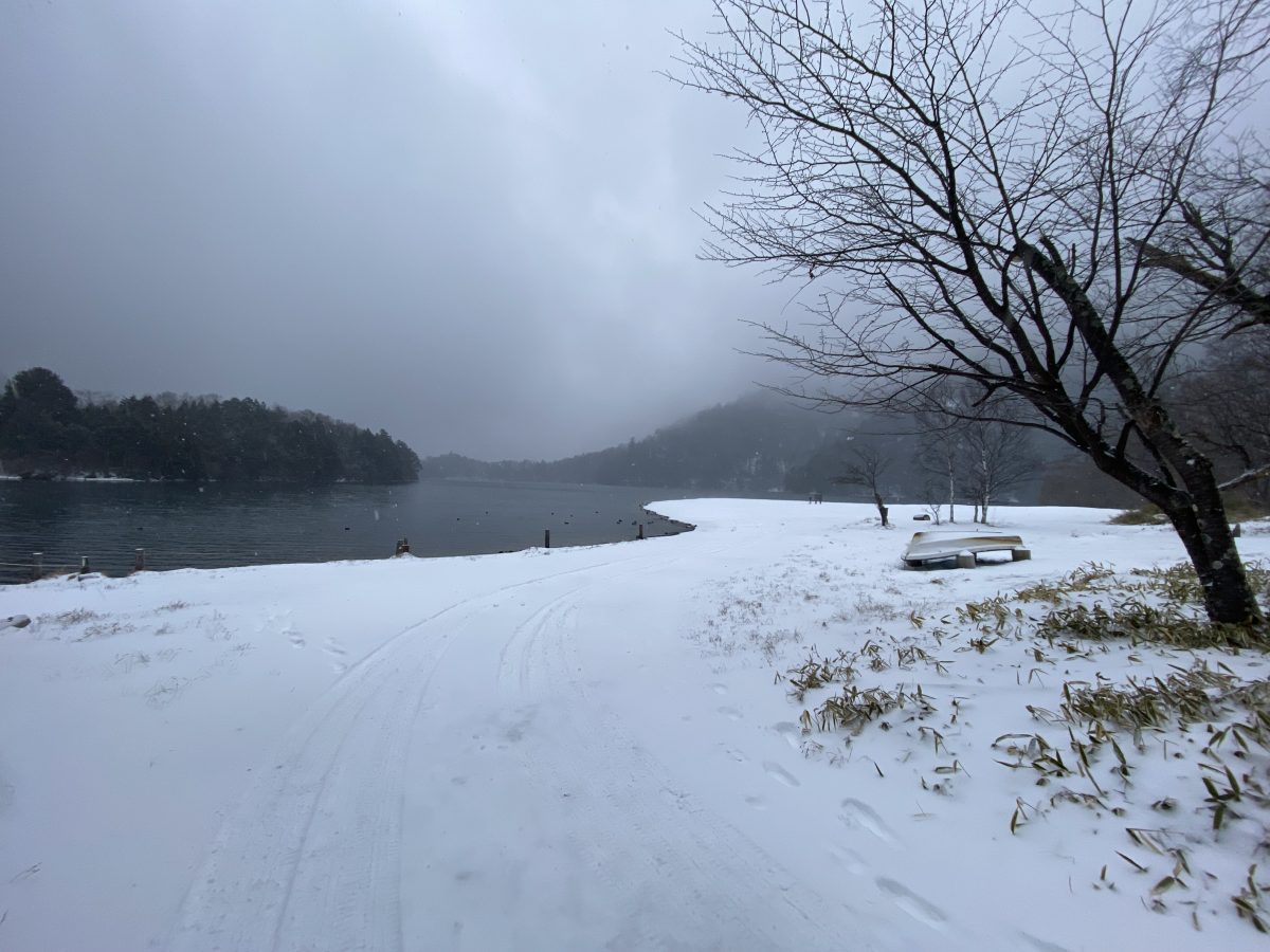 湯元温泉は雪景色でした！
